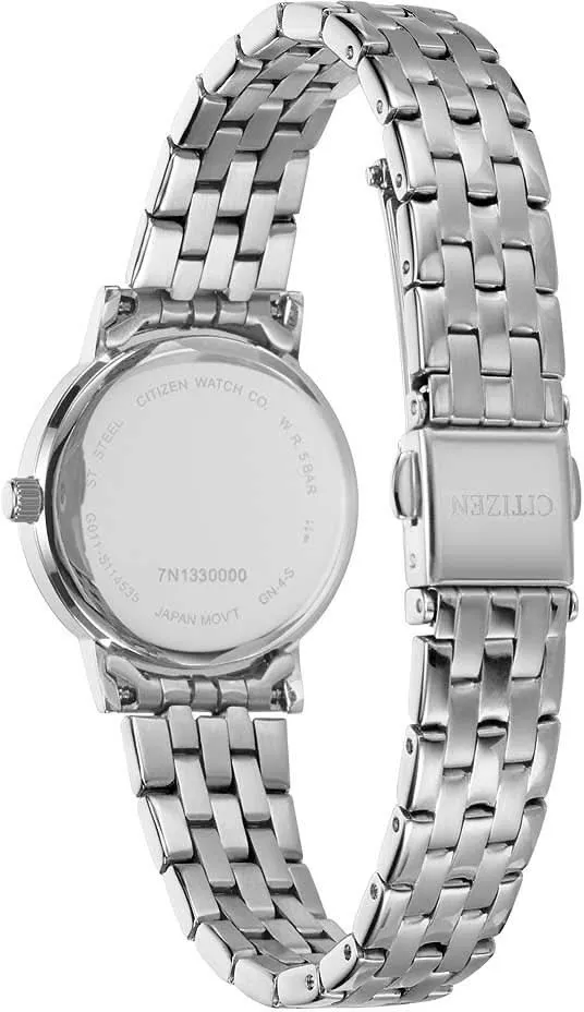 Citizen EU6090-54H Damenuhr • Edelstahl • Graues Zifferblatt