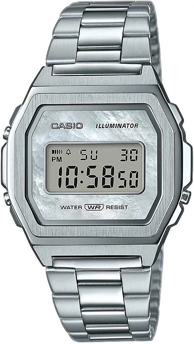 Casio Vintage A1000D-7EF Uhr • Kultiges Retro-Design • Edelstahlgehäuse