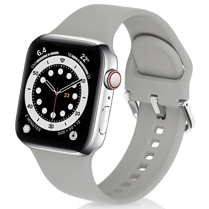 KALEBOL Apple Watch Series 41mm - 40mm - 38mm Universal Silicone Watch Strap