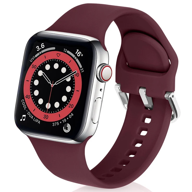 KALEBOL Apple Watch Series 41mm - 40mm - 38mm Universal Silicone Watch Strap