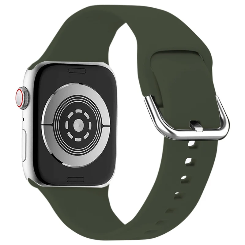 KALEBOL Apple Watch Series 41mm - 40mm - 38mm Universal Silicone Watch Strap