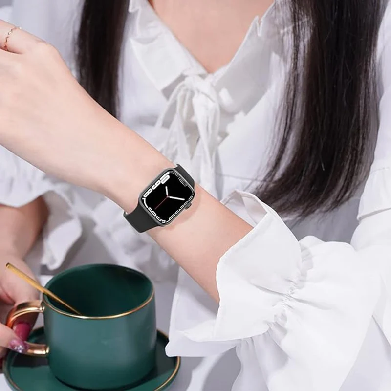KALEBOL Apple Watch Series 41mm - 40mm - 38mm Universal Silicone Watch Strap