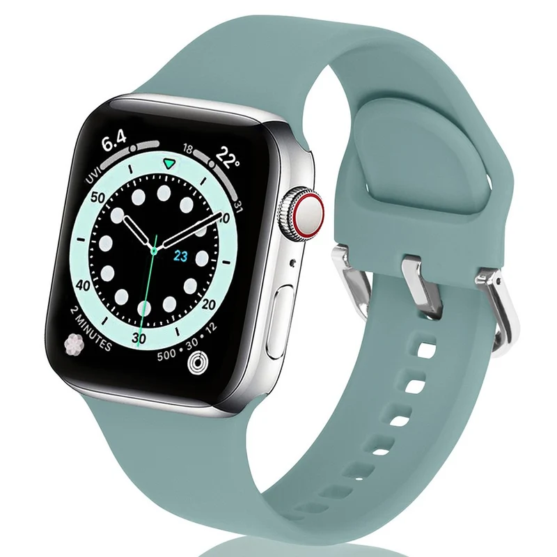 KALEBOL Apple Watch Series 41mm - 40mm - 38mm Universal Silicone Watch Strap