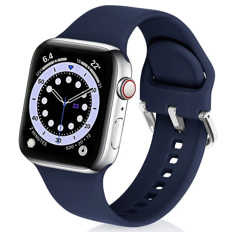 KALEBOL Apple Watch Series 41mm - 40mm - 38mm Universal Silicone Watch Strap
