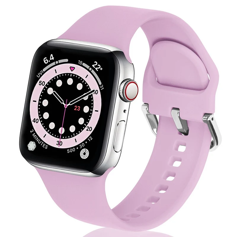 KALEBOL Apple Watch Series 41mm - 40mm - 38mm Universal Silicone Watch Strap