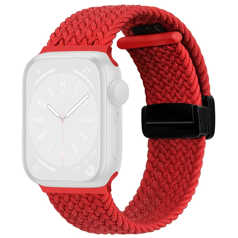 Apple Watch Series 41mm - 40mm - 38mm Universal Nylon Watch Band Magnetic Strap