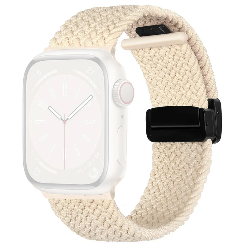Apple Watch Series 41mm - 40mm - 38mm Universal Nylon Watch Band Magnetic Strap