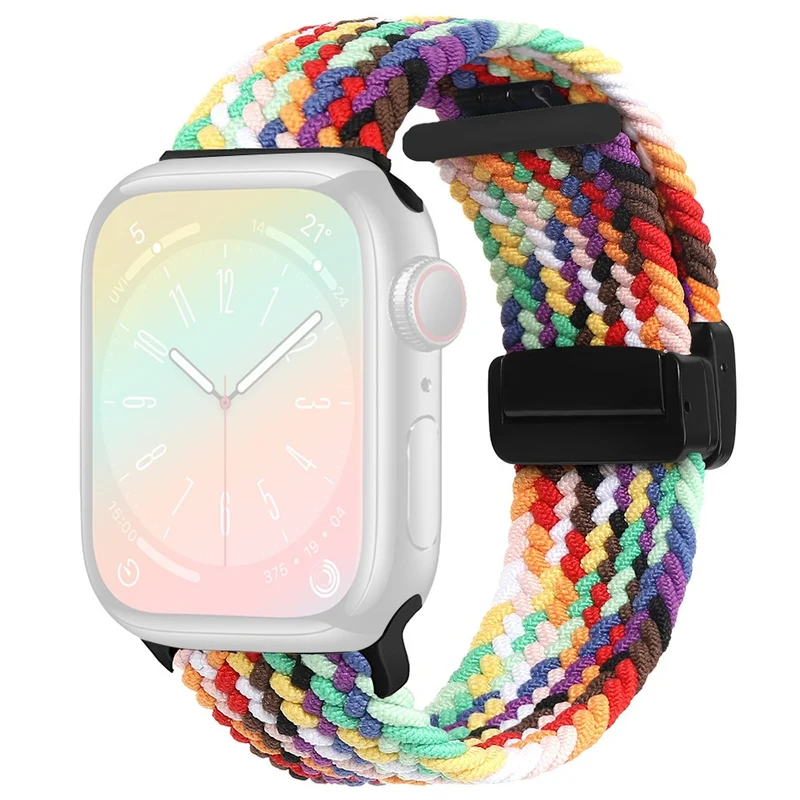 Apple Watch Series 41mm - 40mm - 38mm Universal Nylon Watch Band Magnetic Strap