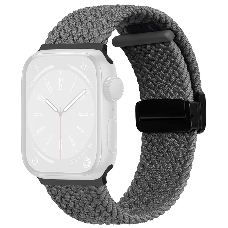 Apple Watch Series 41mm - 40mm - 38mm Universal Nylon Watch Band Magnetic Strap