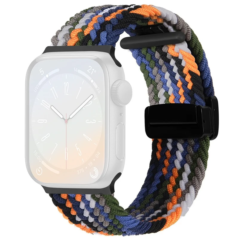 Apple Watch Series 41mm - 40mm - 38mm Universal Nylon Watch Band Magnetic Strap