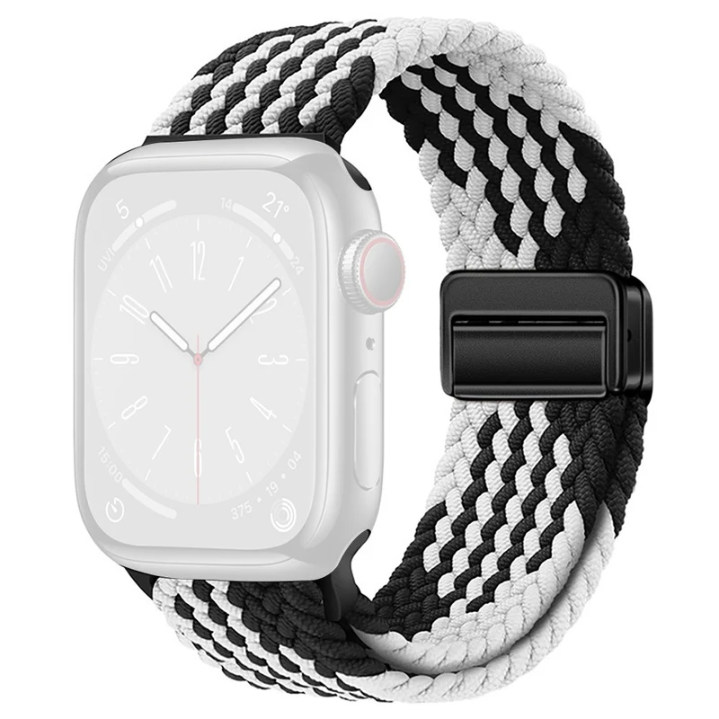 Apple Watch Series 41mm - 40mm - 38mm Universal Nylon Watch Band Magnetic Strap