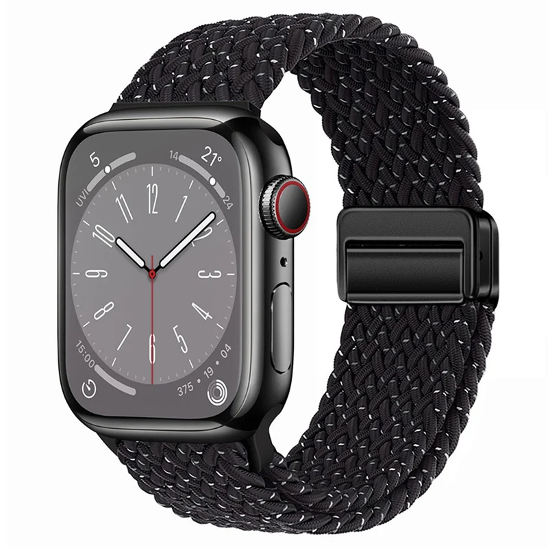 Apple Watch Series 41mm - 40mm - 38mm Universal Nylon Watch Band Magnetic Strap