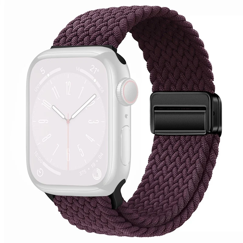 Apple Watch Series 41mm - 40mm - 38mm Universal Nylon Watch Band Magnetic Strap