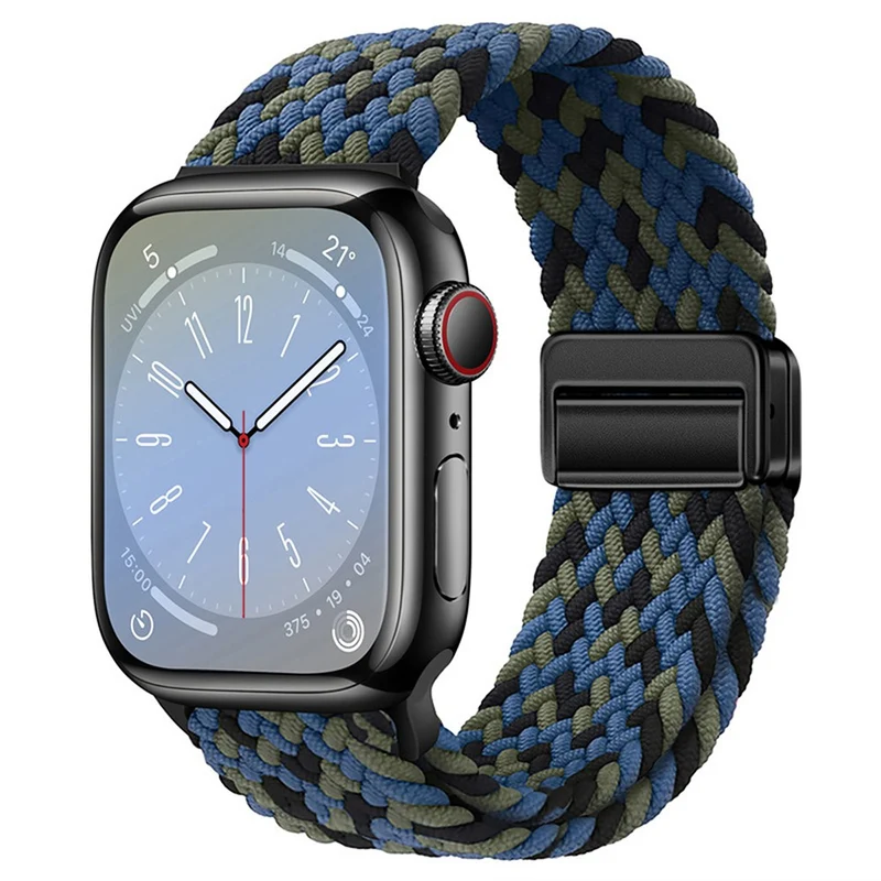 Apple Watch Series 41mm - 40mm - 38mm Universal Nylon Watch Band Magnetic Strap
