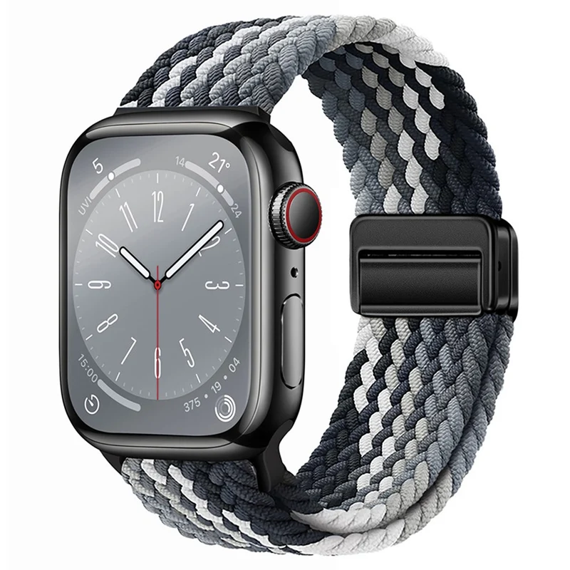 Apple Watch Series 41mm - 40mm - 38mm Universal Nylon Watch Band Magnetic Strap
