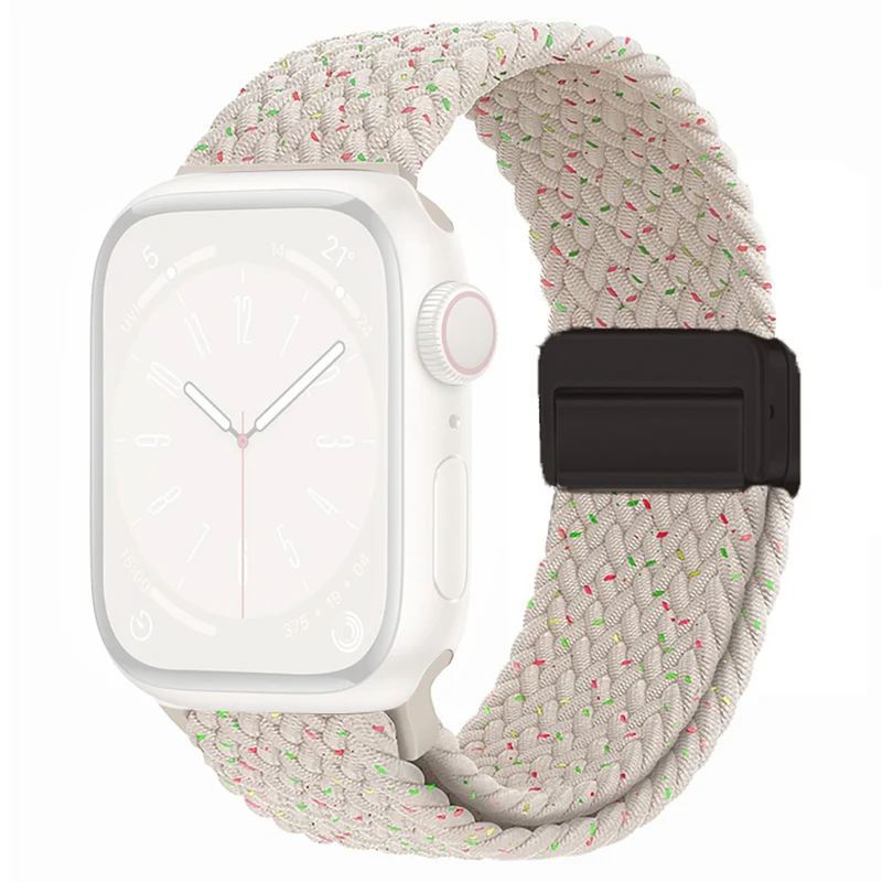 Apple Watch Series 41mm - 40mm - 38mm Universal Nylon Watch Band Magnetic Strap