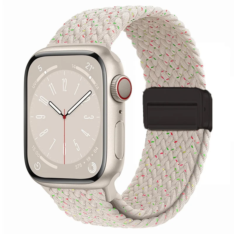 Apple Watch Series 41mm - 40mm - 38mm Universal Nylon Watch Band Magnetic Strap