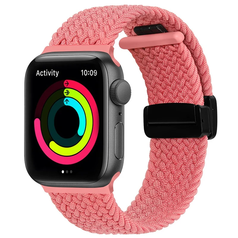 Apple Watch Series 41mm - 40mm - 38mm Universal Nylon Watch Band Magnetic Strap