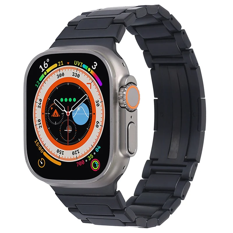 Apple Watch Series 41mm - 40mm - 38mm Universal Stainless Steel Band Folding Buckle