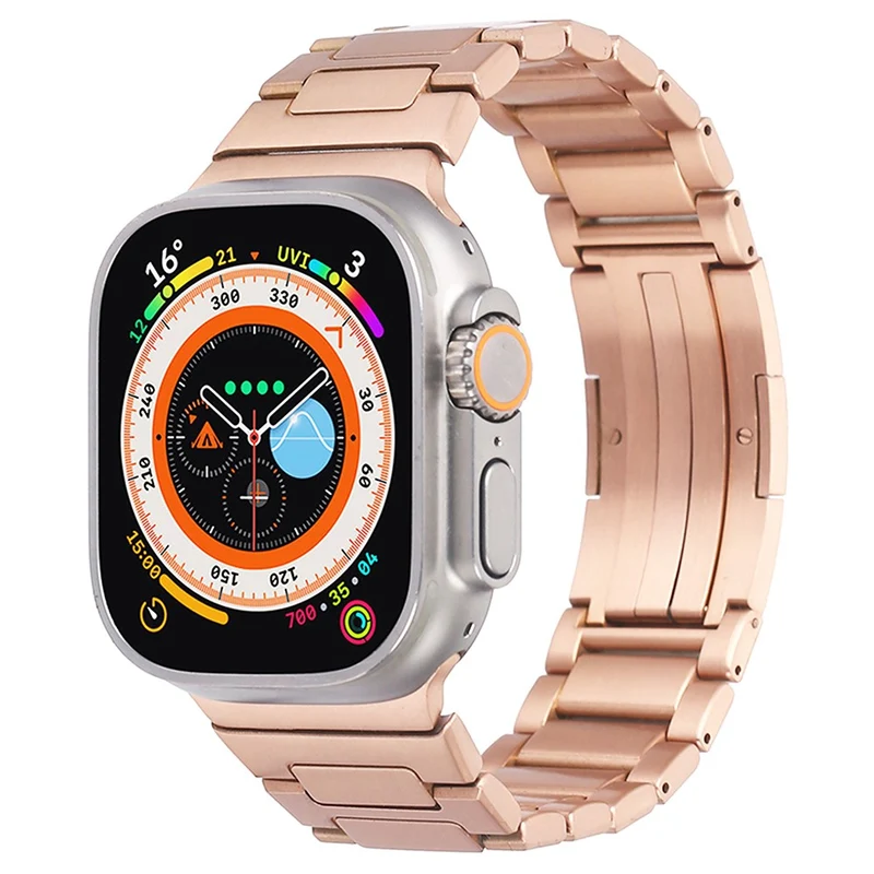 Apple Watch Series 41mm - 40mm - 38mm Universal Stainless Steel Band Folding Buckle