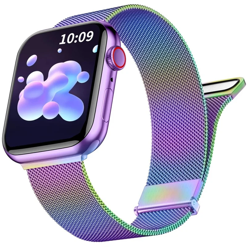 Apple Watch Series 41mm - 40mm - 38mm Universal Stainless Steel Watch Strap