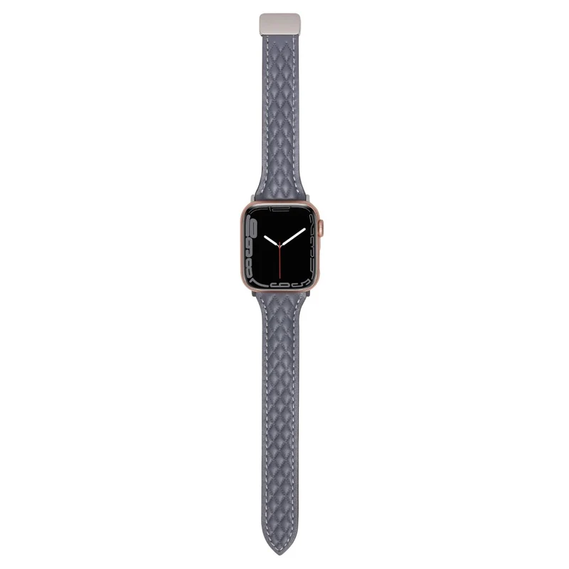 Watch Band Apple Watch Series 41mm - 40mm - 38mm Universal Genuine Cow Leather Strap - Army Green