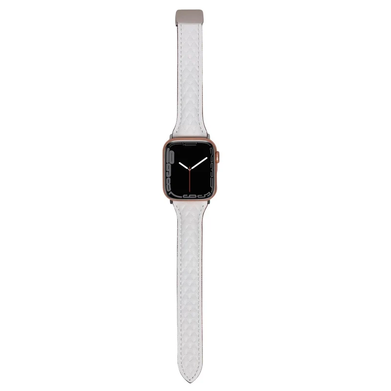 Watch Band Apple Watch Series 41mm - 40mm - 38mm Universal Genuine Cow Leather Strap - Army Green