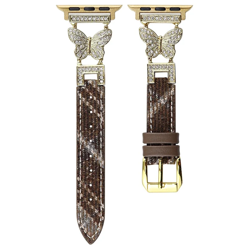 Apple Watch Series 41mm - 40mm - 38mm Universal Watch Band with Butterfly Connectors