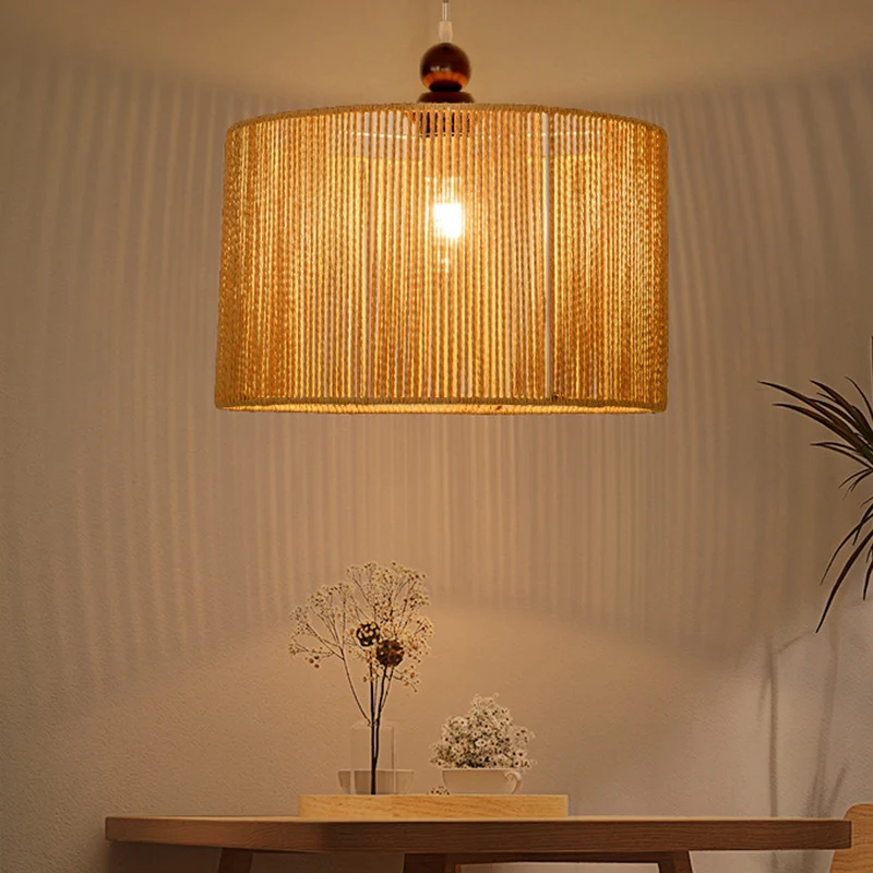Texturiertes Rattan Pendelleuchte