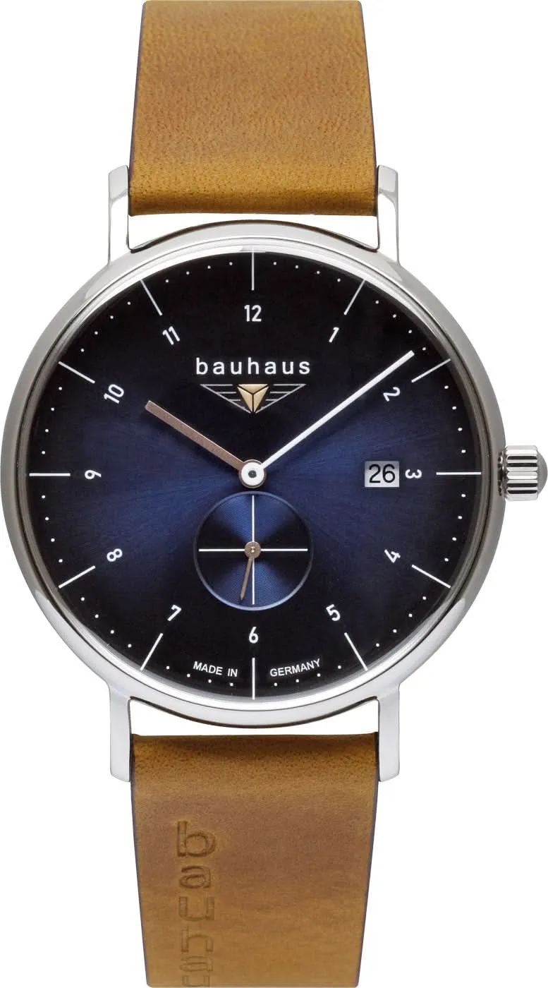 Bauhaus Classic 2130-3 Herrenuhr • Kleine Sekunde • Made in Germany