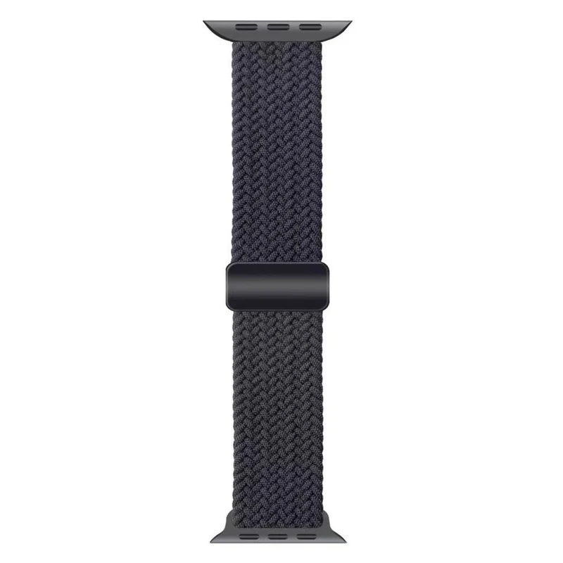 Apple Watch 49mm / 45mm / 44mm / 42mm Nylon Wristband Bracelet - Black+White