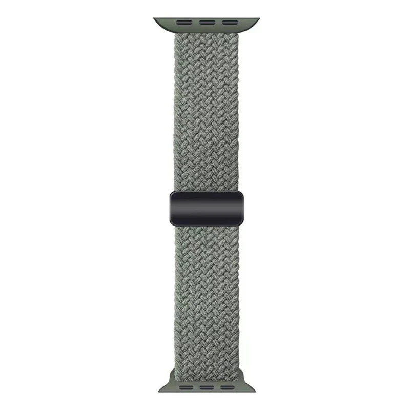 Apple Watch 49mm / 45mm / 44mm / 42mm Nylon Wristband Bracelet - Black+White
