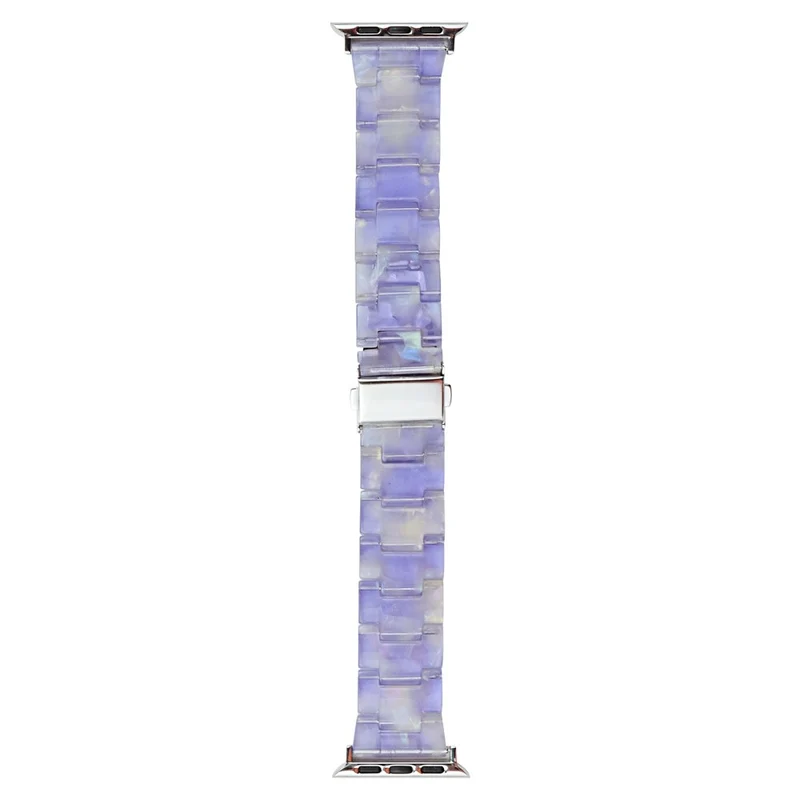 Apple Watch 49mm / 45mm / 44mm / 42mm Watch Band Resin Strap - Pink White