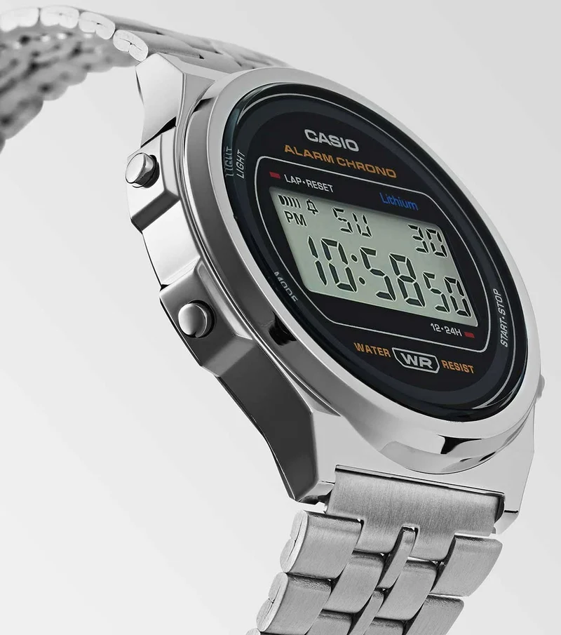 Casio Vintage A171WE-1AEF Uhr • Kultiges Retro-Design • Stoppfunktion & Tagesalarm