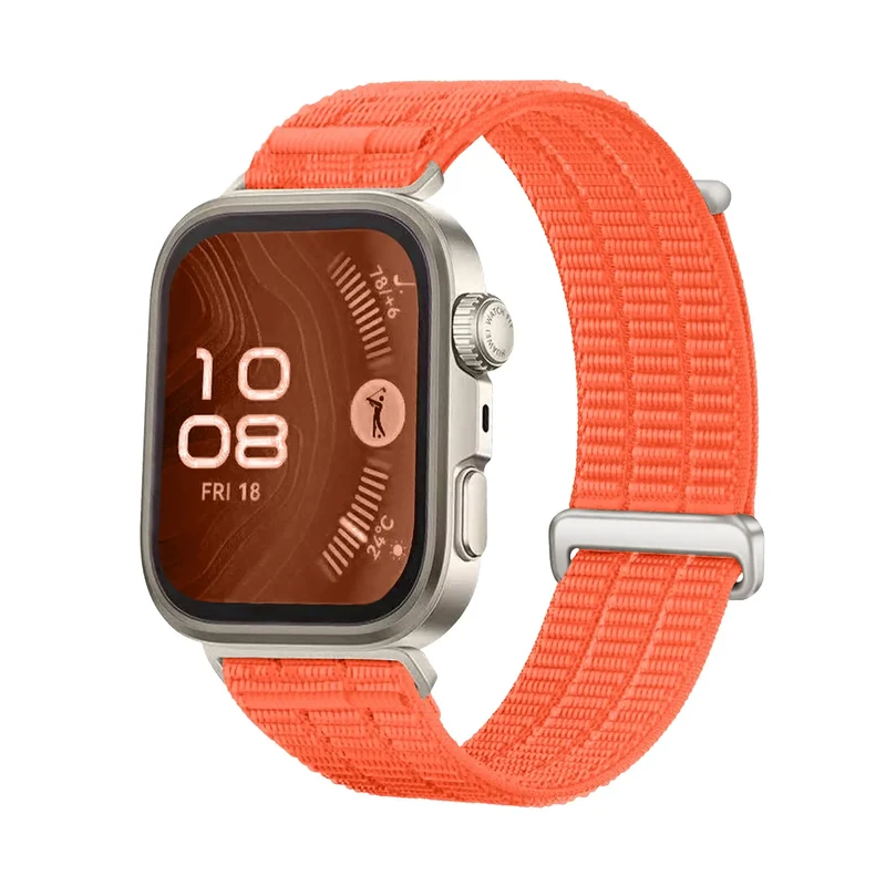 Huawei Watch Fit 4 Pro Nylon Air Armband (Orange)