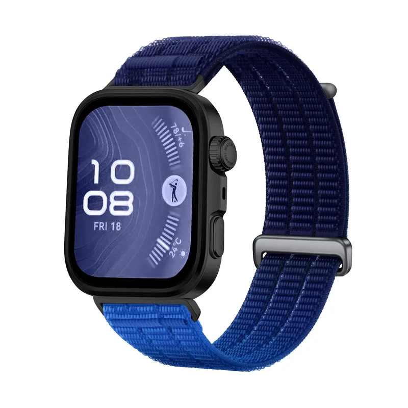 Huawei Watch Fit 4 Pro Nylon Air Armband (Gradient Blau)