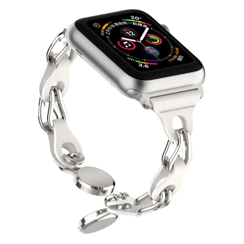 Apple Watch Series 49mm - 45mm - 44mm - 42mm Universal Magnetic Chain Style Watch Band