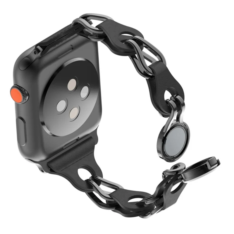 Apple Watch Series 49mm - 45mm - 44mm - 42mm Universal Magnetic Chain Style Watch Band