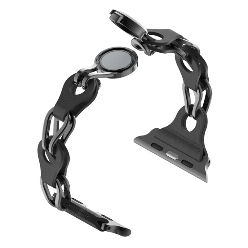 Apple Watch Series 49mm - 45mm - 44mm - 42mm Universal Magnetic Chain Style Watch Band