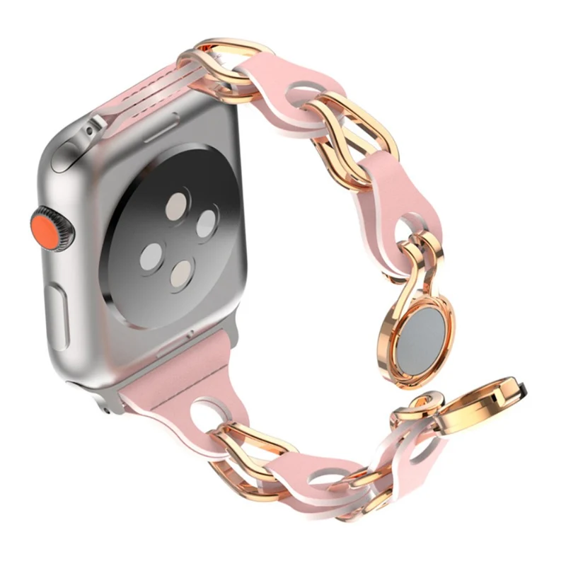 Apple Watch Series 49mm - 45mm - 44mm - 42mm Universal Magnetic Chain Style Watch Band