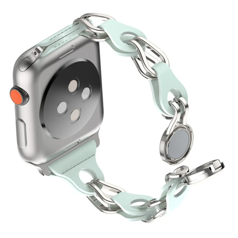 Apple Watch Series 49mm - 45mm - 44mm - 42mm Universal Magnetic Chain Style Watch Band