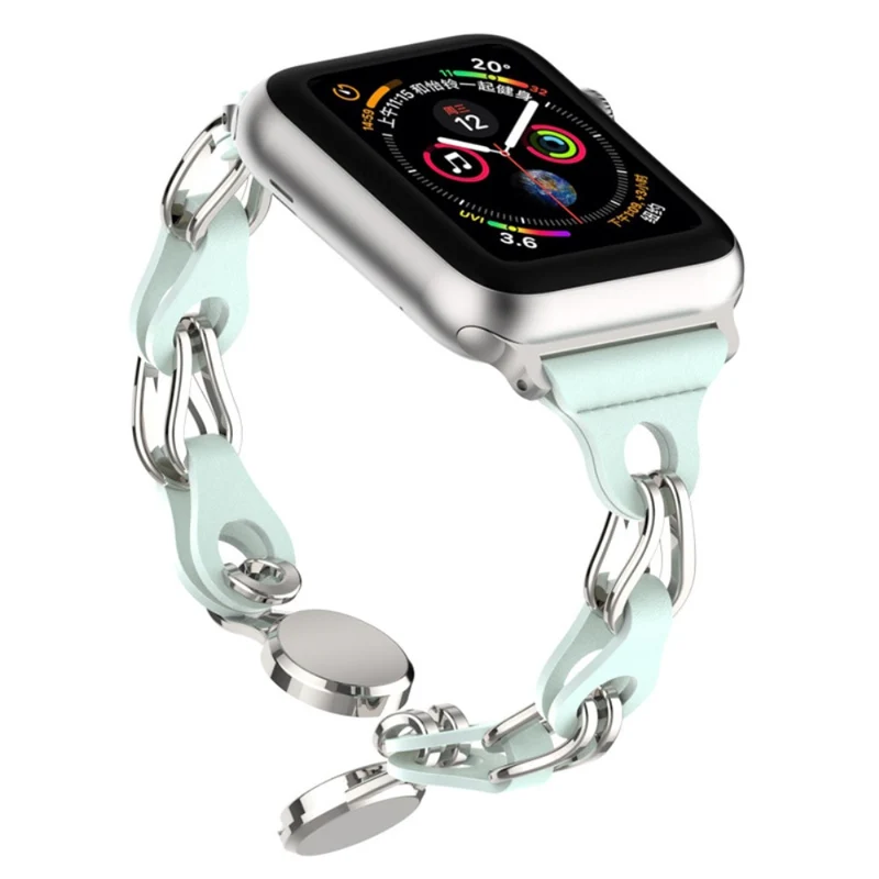 Apple Watch Series 49mm - 45mm - 44mm - 42mm Universal Magnetic Chain Style Watch Band