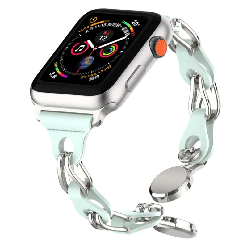 Apple Watch Series 49mm - 45mm - 44mm - 42mm Universal Magnetic Chain Style Watch Band