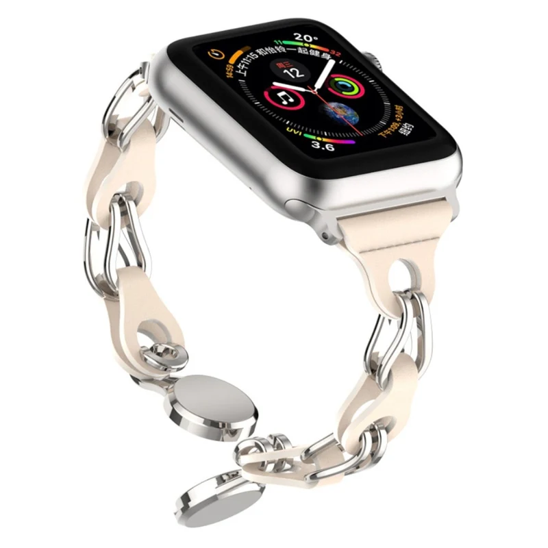 Apple Watch Series 49mm - 45mm - 44mm - 42mm Universal Magnetic Chain Style Watch Band