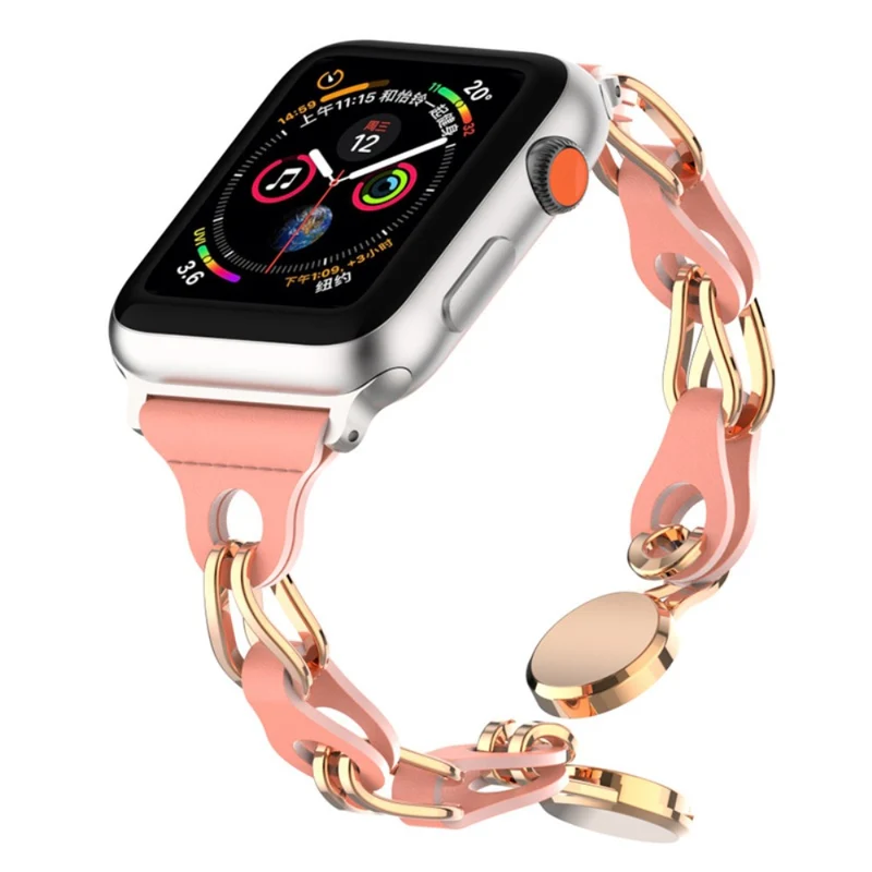 Apple Watch Series 49mm - 45mm - 44mm - 42mm Universal Magnetic Chain Style Watch Band