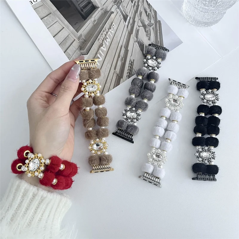Apple Watch Series 41mm - 40mm - 38mm Universal Watch Band Beaded String
