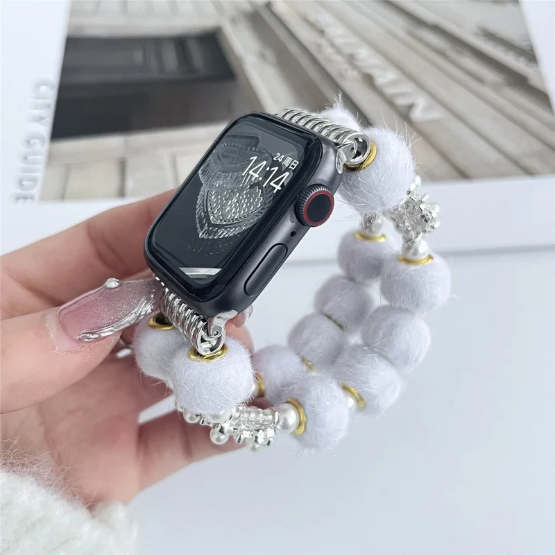 Apple Watch Series 41mm - 40mm - 38mm Universal Watch Band Beaded String