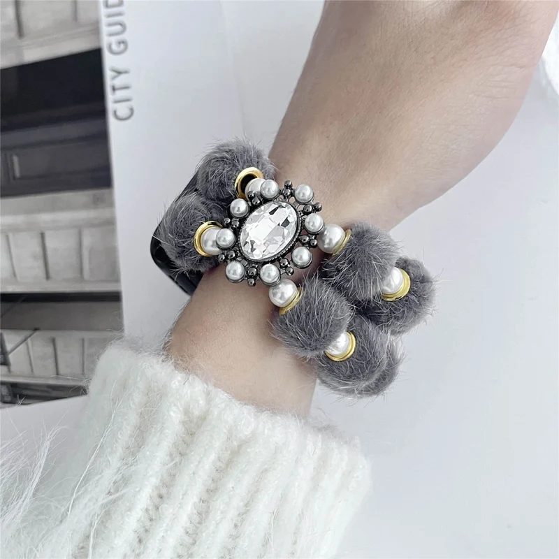 Apple Watch Series 41mm - 40mm - 38mm Universal Watch Band Beaded String