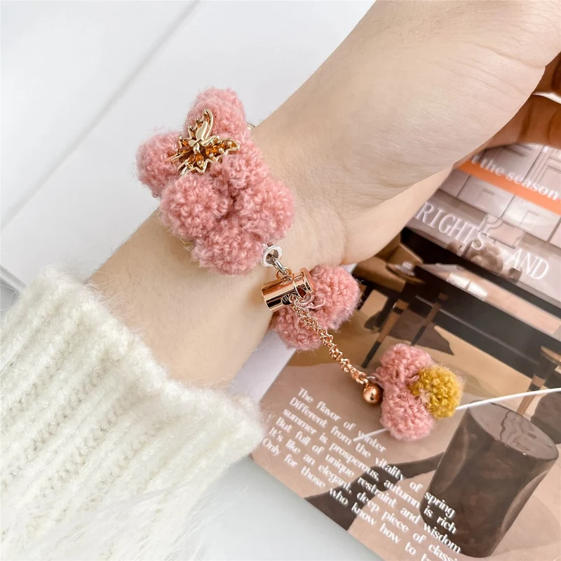 Apple Watch Series 41mm - 40mm - 38mm Universal Velvet Cotton Watch Band