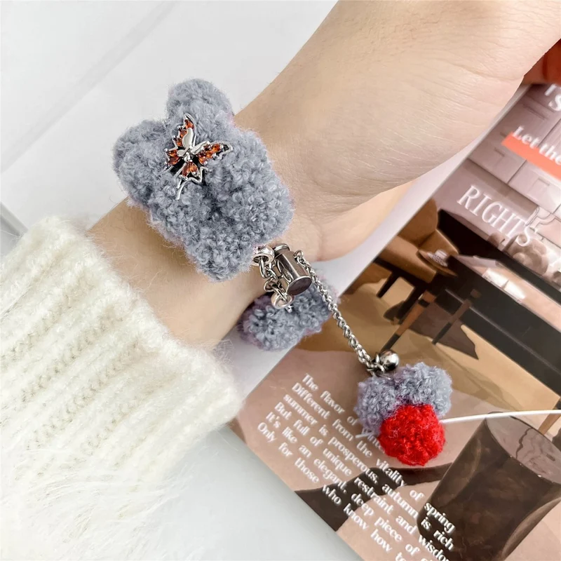Apple Watch Series 41mm - 40mm - 38mm Universal Velvet Cotton Watch Band